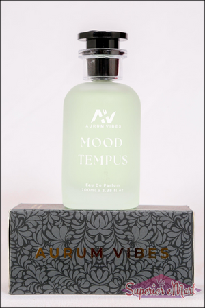 Aurum Vibes Mood Tempus unisex perfume 100ml in elegant bottle with decorative box