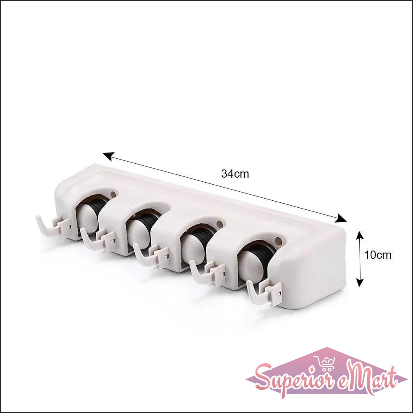 Mounted Mop Organizer for Easy Storage - Superior eMart