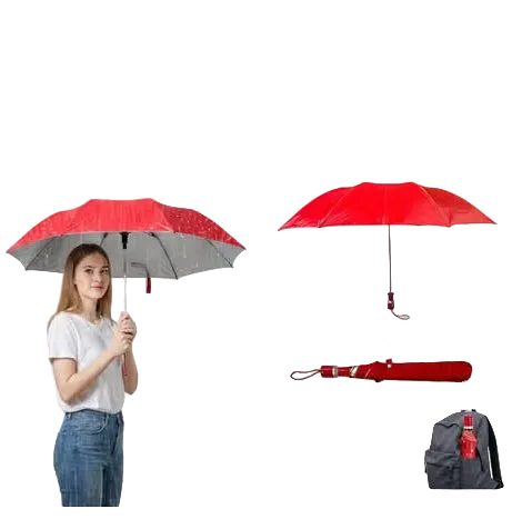 Manual Portable Umbrella for Rain & Sun | Travel Umbrella - Pack of 2