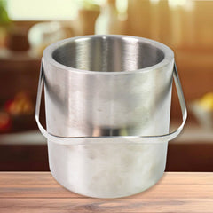 Stainless Steel Ice Buckets With Lid (1.3 Liters Approx) - Superior eMart