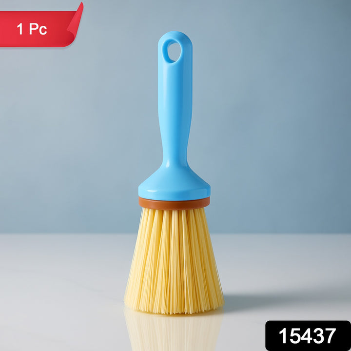Superior eMart blue and yellow multi-purpose cleaning brush with ergonomic handle