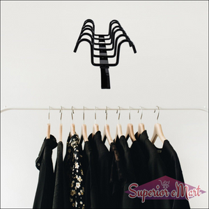 Multi-Purpose Iron 6 Hanger Hooks - Durable & Space Saving - Superior eMart
