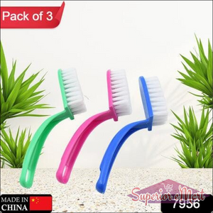 Multi-purpose Kitchen Cleaning Brushes - Fish / Vegetable / Fruit Cleaning Tool 3 Piece - Superior eMart