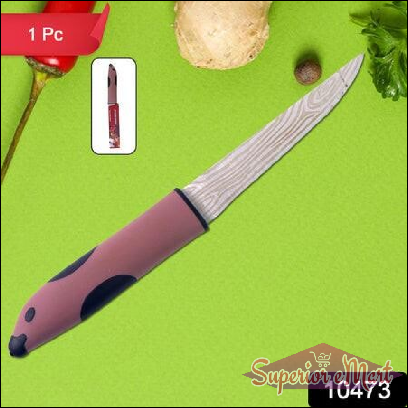 Multi-purpose Stainless Steel Kitchen Cutting Knife (1 Pc) - Superior eMart
