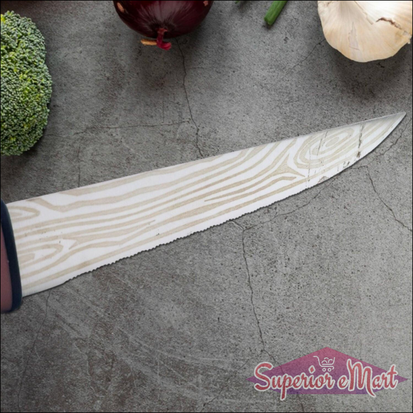 Multi-purpose Stainless Steel Kitchen Cutting Knife (1 Pc) - Superior eMart