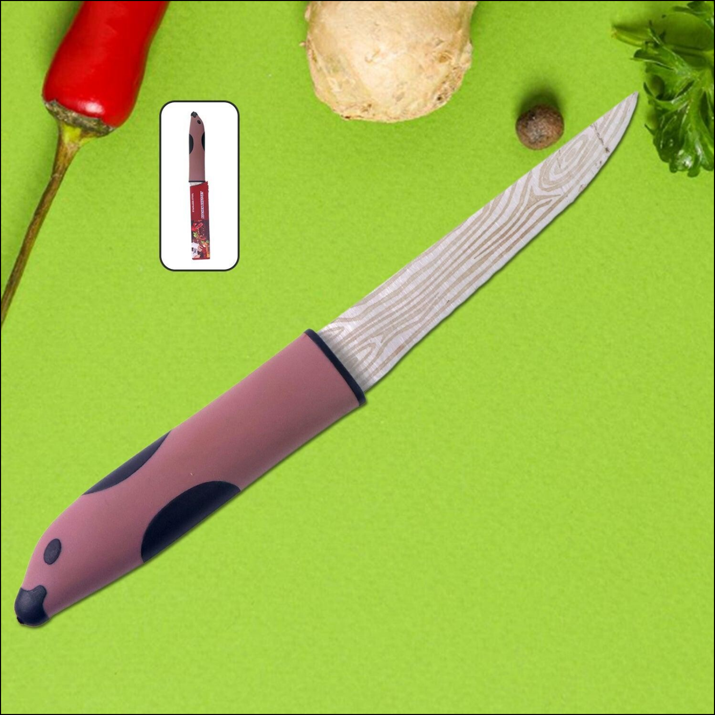 Multi-purpose Stainless Steel Kitchen Cutting Knife (1 Pc) - Superior eMart