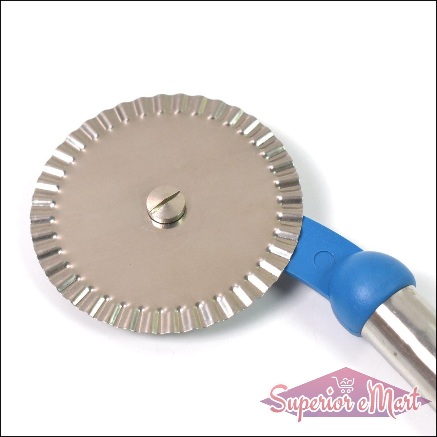 Multi Purpose Use Curly Pizza Cutter | Pastry Cutter | Sandwiches Cutter (1 Pc) - Superior eMart