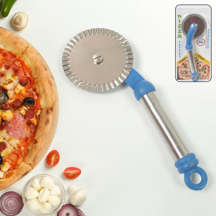 Multi Purpose Use Curly Pizza Cutter | Pastry Cutter | Sandwiches Cutter (1 Pc) - Superior eMart