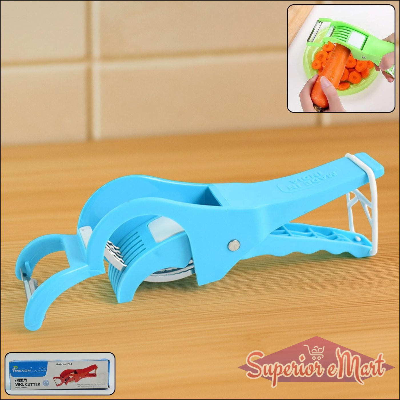 Multi-Purpose Vegetable Cutter with Peeler - Superior eMart