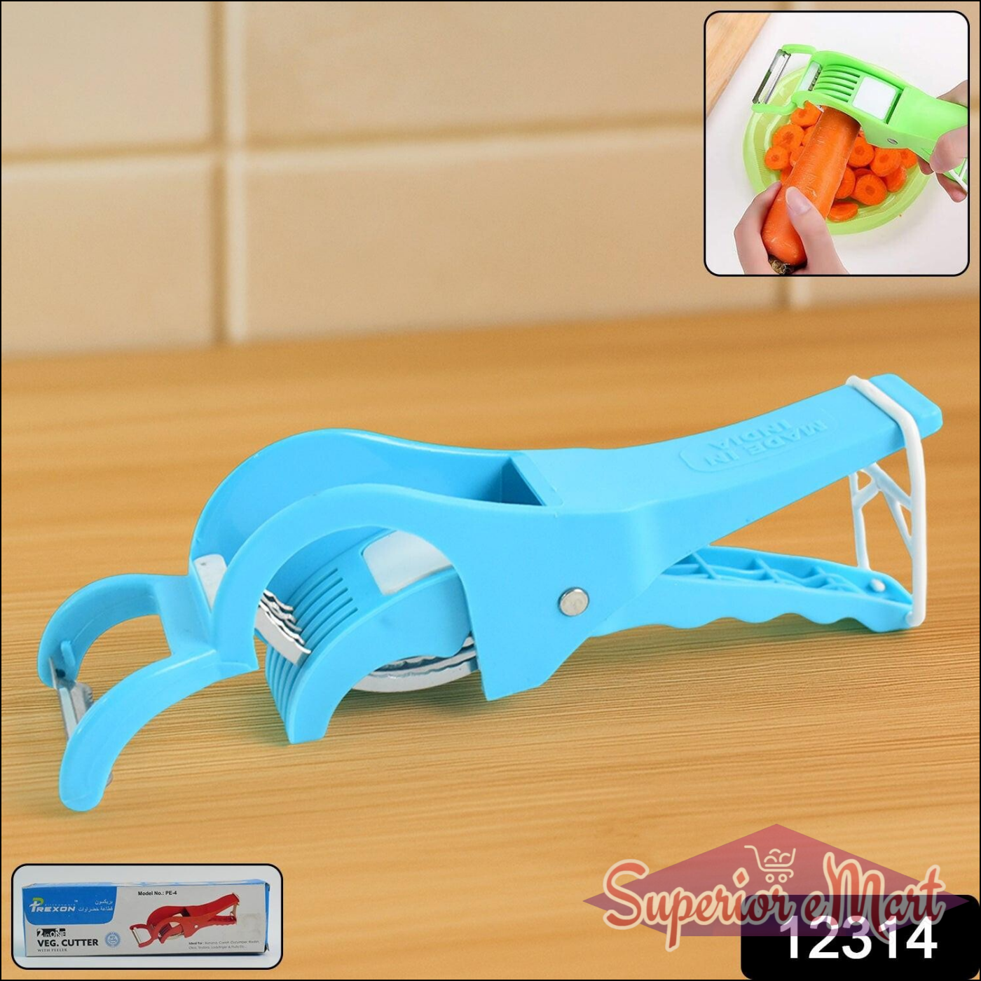Multi-Purpose Vegetable Cutter with Peeler - Superior eMart