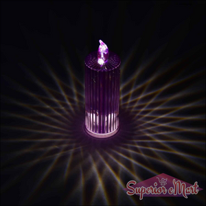 Multicolor Crystal Candle Lights - 1 Pc - Superior eMart