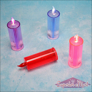 Multicolor Crystal Candle Lights - 1 Pc - Superior eMart
