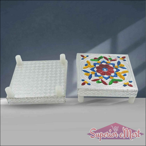 Multicolour Wooden Puja Bajot - Superior eMart