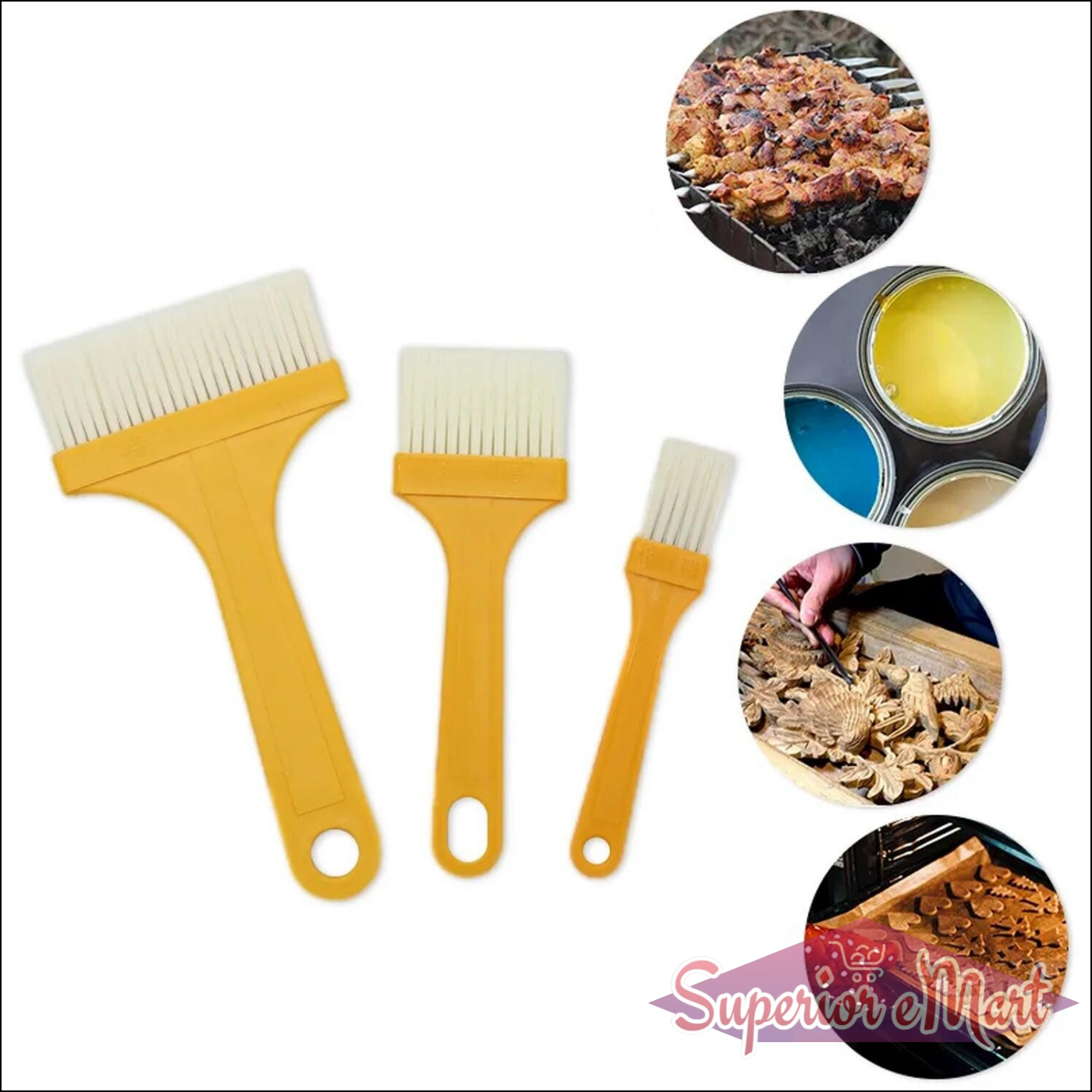 Multifunction Basting Brush 3 Set - Superior eMart