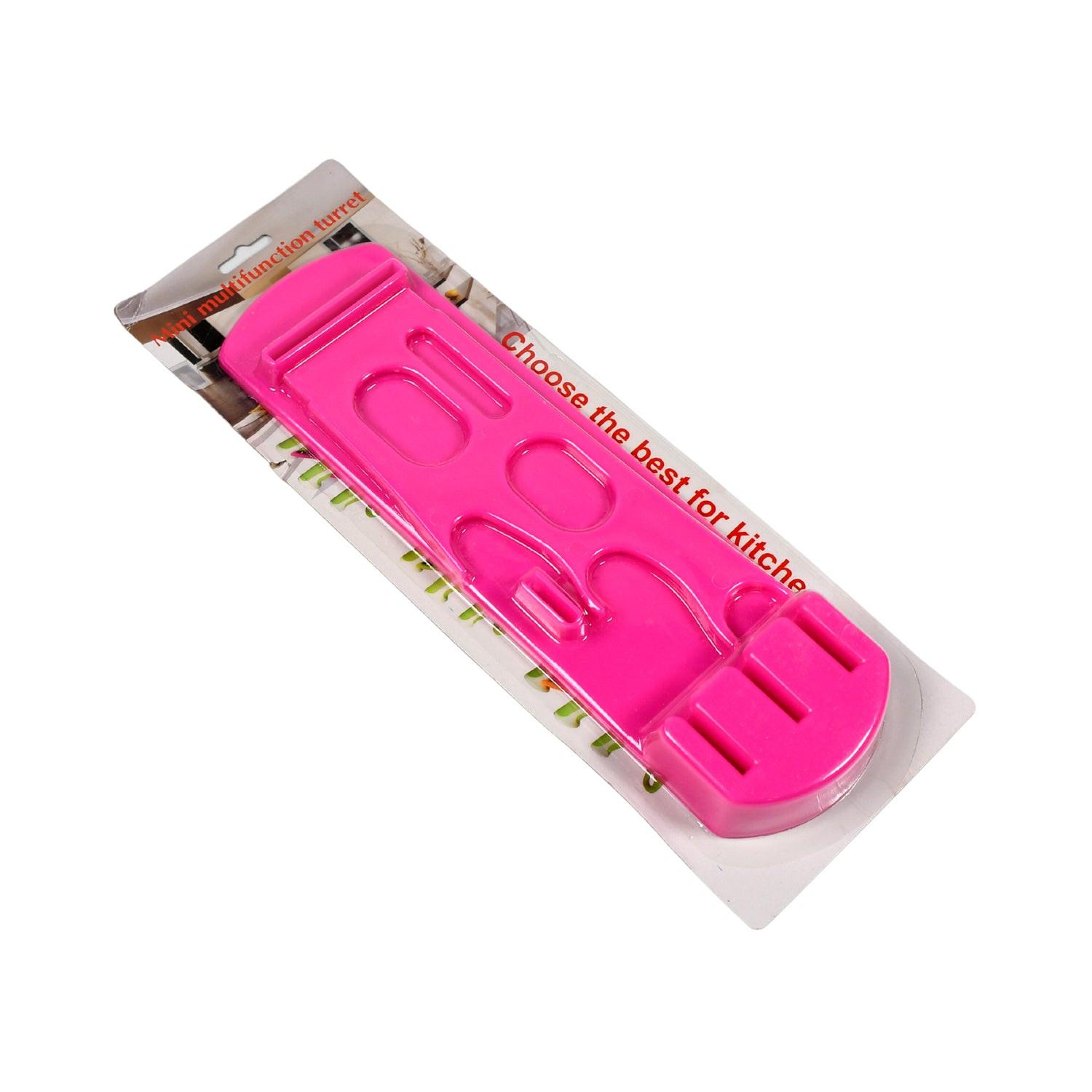 Bright pink multifunction kitchen knife holder for safe and organized knife storage