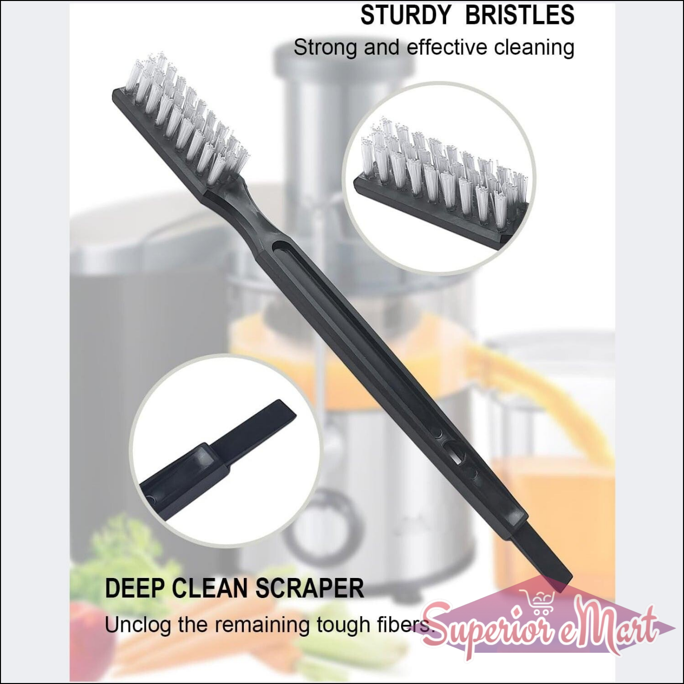 Multifunctional Cleaning Brush, Juicer Cleaning Brushes (1 Pc) - Superior eMart