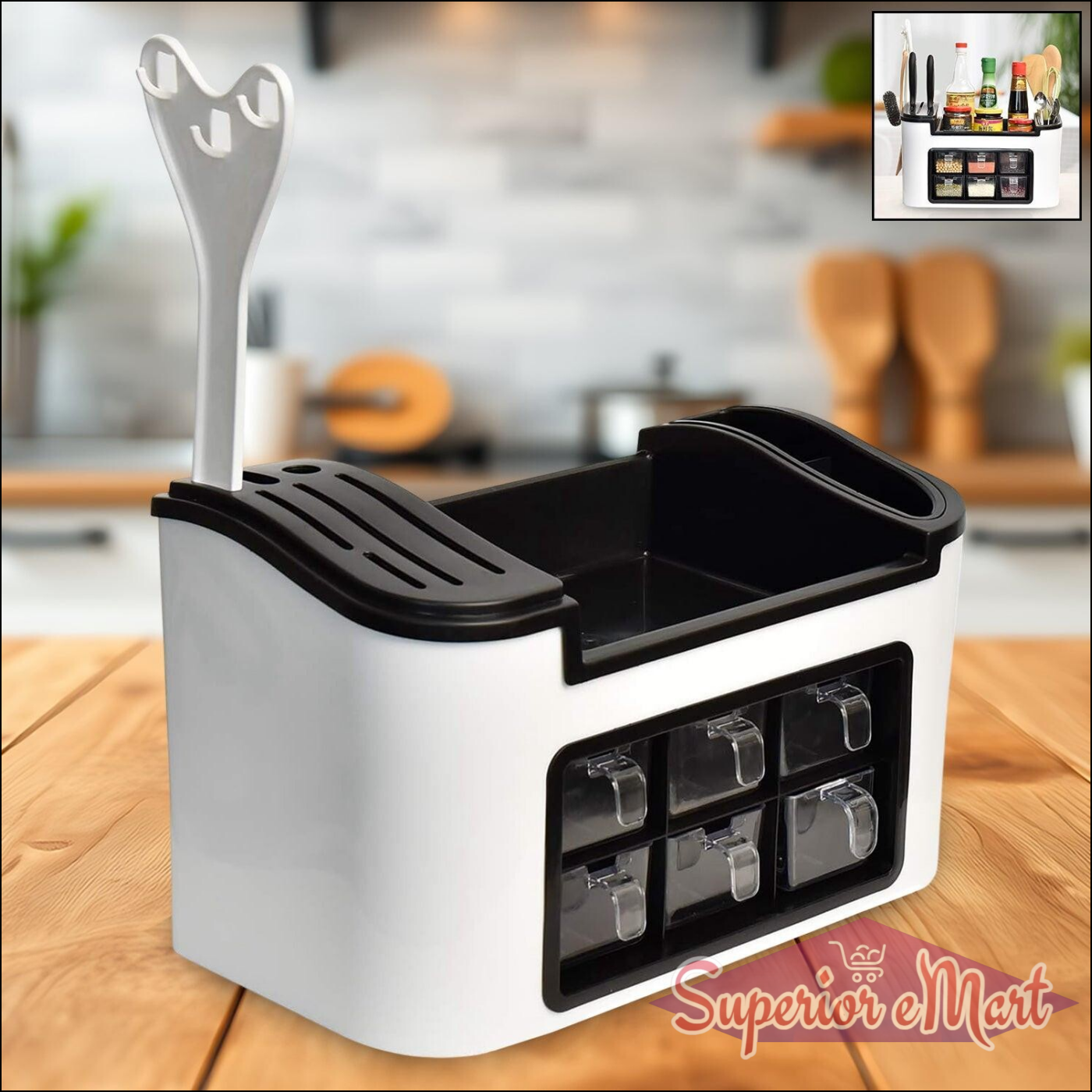 Multifunctional Kitchen Organizer with Drawers - Superior eMart
