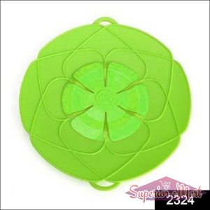 Superior eMart multifunctional silicone lid cover in vibrant green for versatile kitchen use