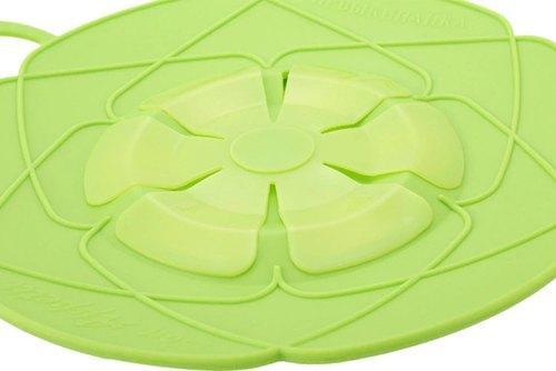 Superior eMart multifunctional silicone lid cover in vibrant green for versatile kitchen use