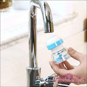 Multipurpose Adjustable Kitchen Sink Tap Water Filter With Rotating Faucet Sprayer (1 Pc) - Superior eMart