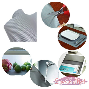 Multipurpose Anti-slip Bathroom | Kitchen | Cabinet Drawer Shelf Mat Liner Sheets Roll (45cmx3m) - Superior eMart