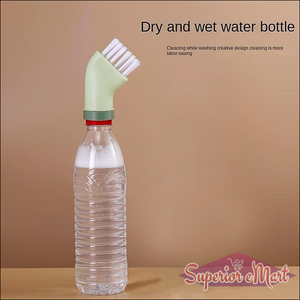 Multipurpose Bottle-Connectable Cleaning Brush With Built-in Scraper (1 Pc) - Superior eMart