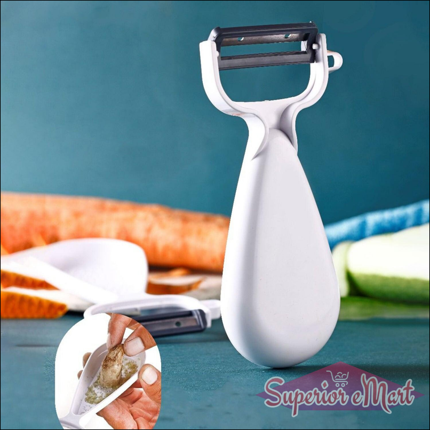 Multipurpose Ginger Peeler with Ergonomic Handle - Superior eMart