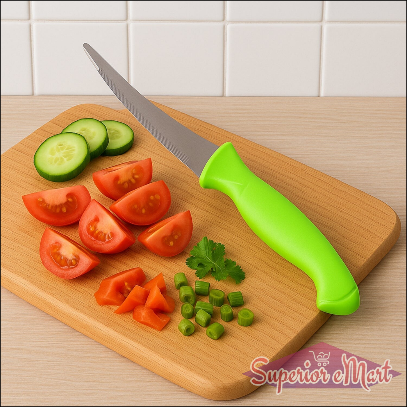 Multipurpose Kitchen Knife With Soft Handle (1 Pc) - Superior eMart