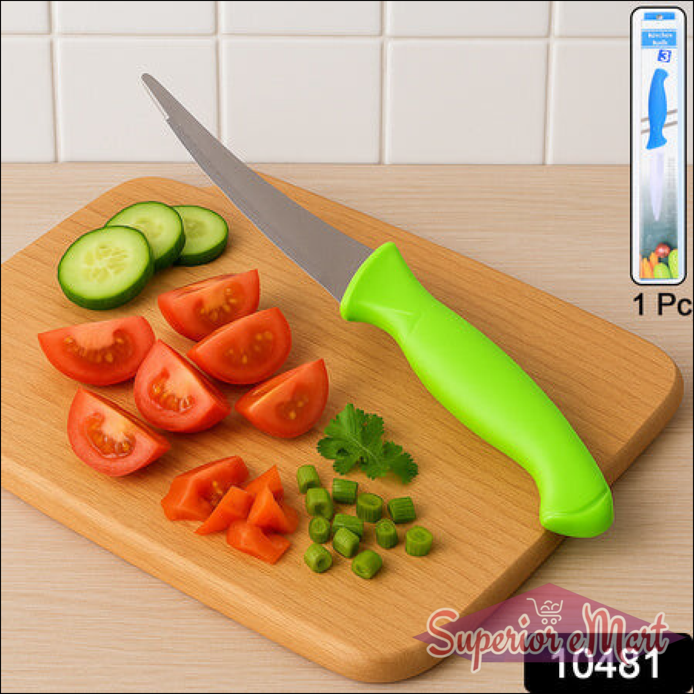 Multipurpose Kitchen Knife With Soft Handle (1 Pc) - Superior eMart