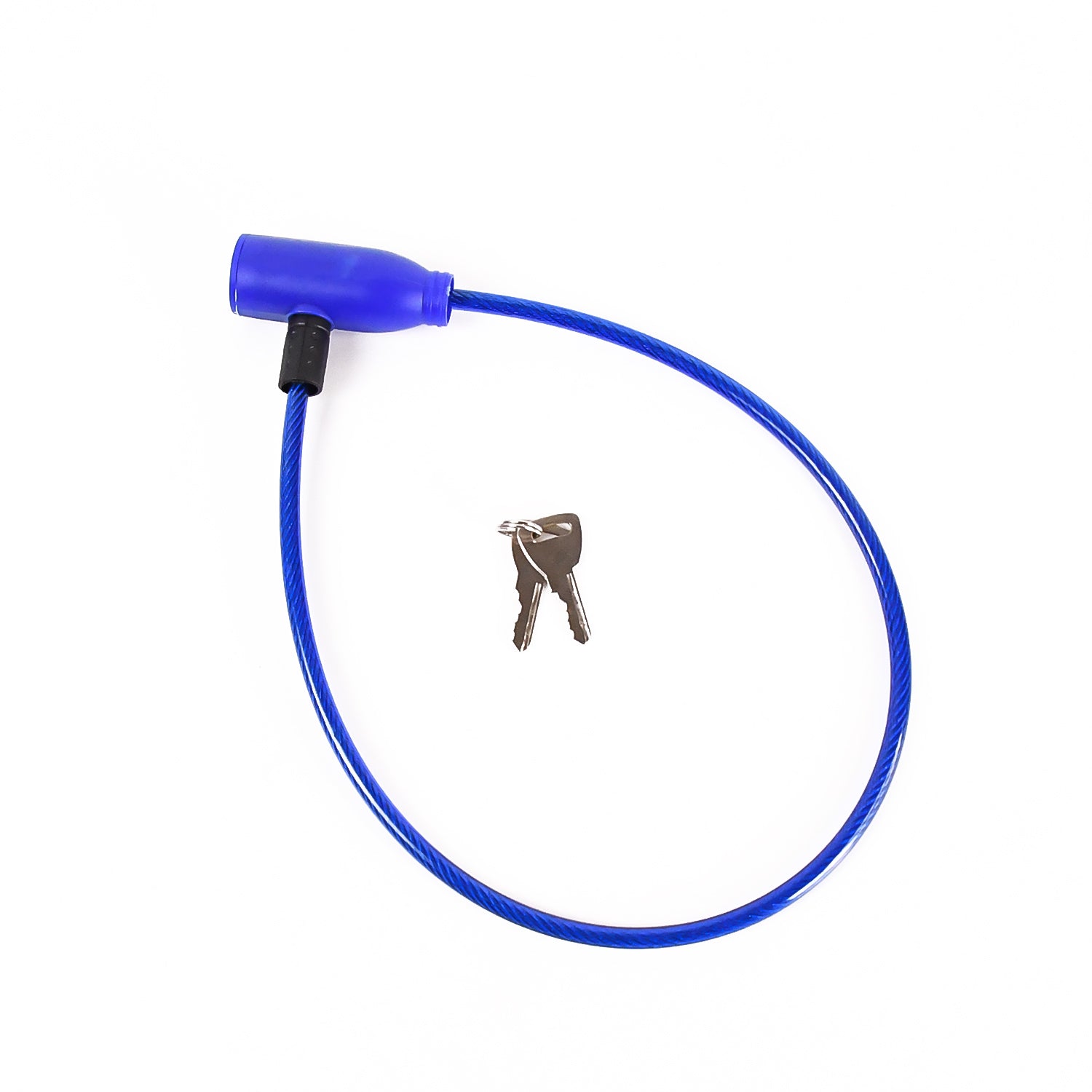 Blue multipurpose security lock with keys, ideal for securing various items and equipment