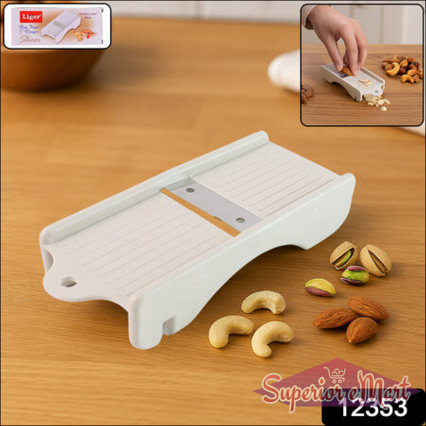 Multipurpose Dry Fruit / Ginger Slicer (1 Pc) - Superior eMart