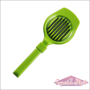 Superior eMart multipurpose slicer for fruits and eggs in vibrant green color for easy slicing