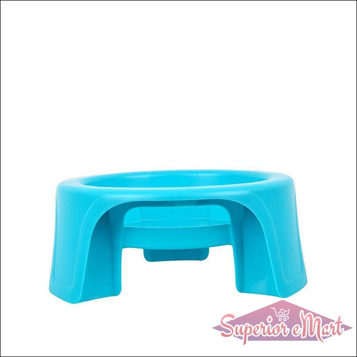 Bright blue unbreakable pot stand for home with a sturdy design and perfect support for pots