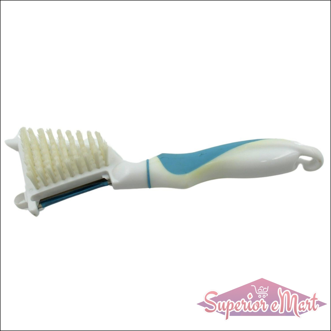 Multipurpose vegetable peeler brush with ergonomic handle for easy peeling and cleaning vegetables