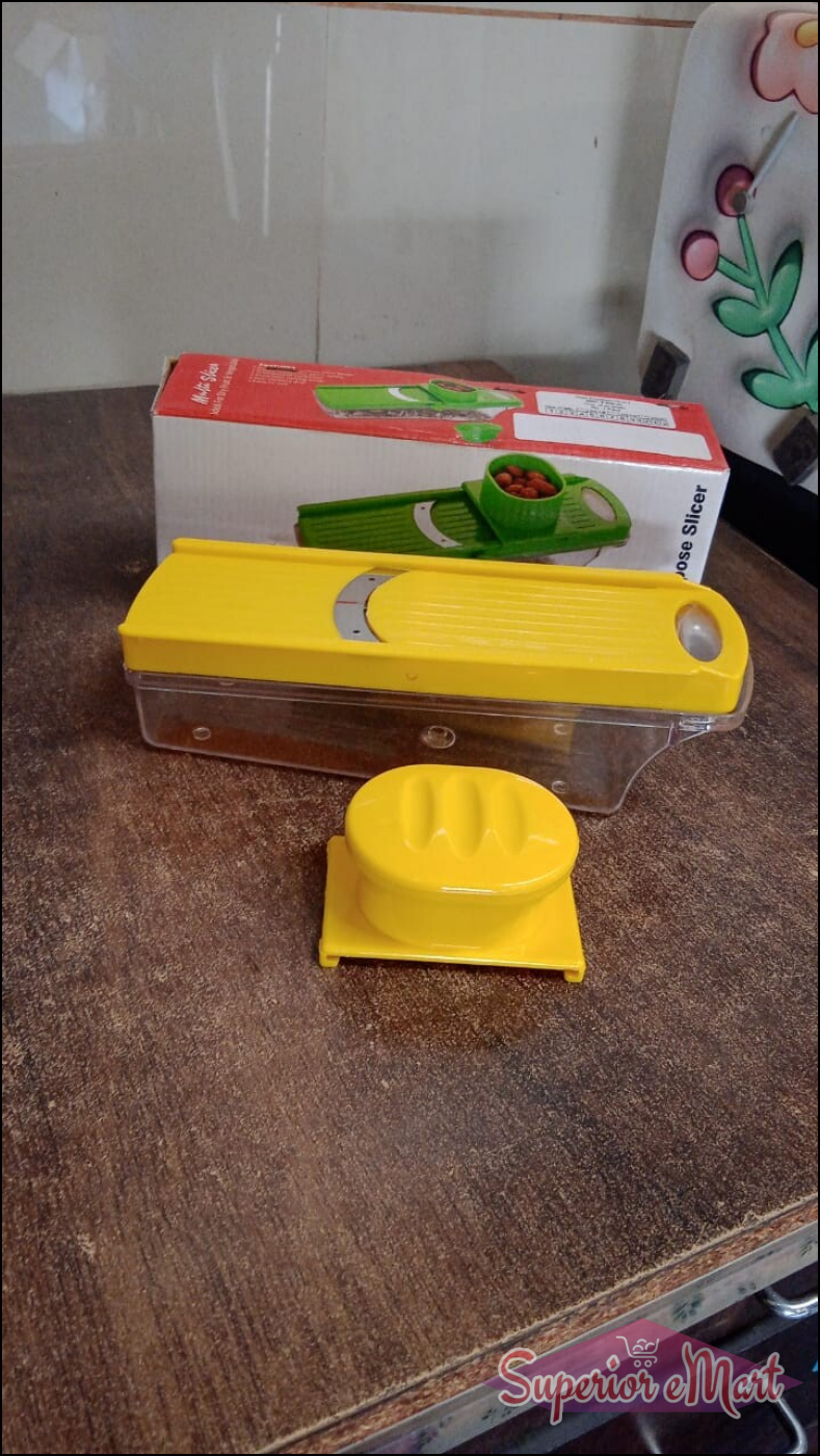 Multipurpose Yellow Vegetable and Fruit Slicer - Superior eMart