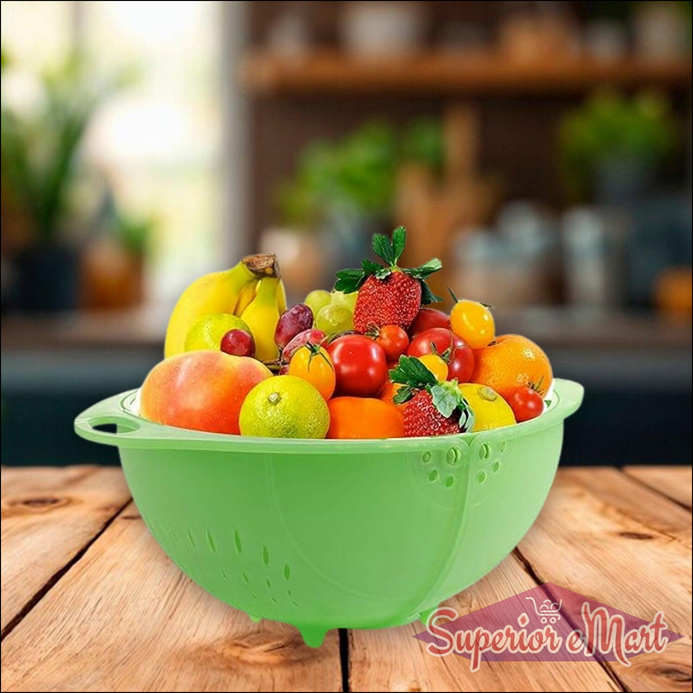 Multiuse Fruit and Vegetable Bowl - Foldable - Superior eMart
