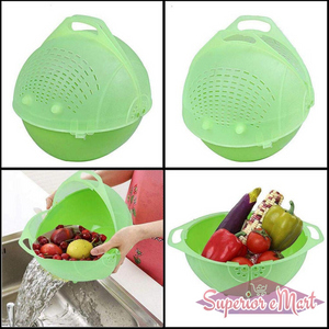 Multiuse Fruit and Vegetable Bowl - Foldable - Superior eMart