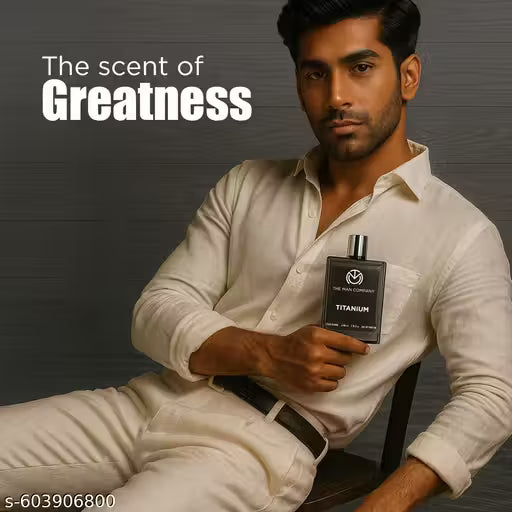 TITANIUM Perfume for Men - 100ml | Premium Long-Lasting Deo Perfume Body Spray | Gift for Him