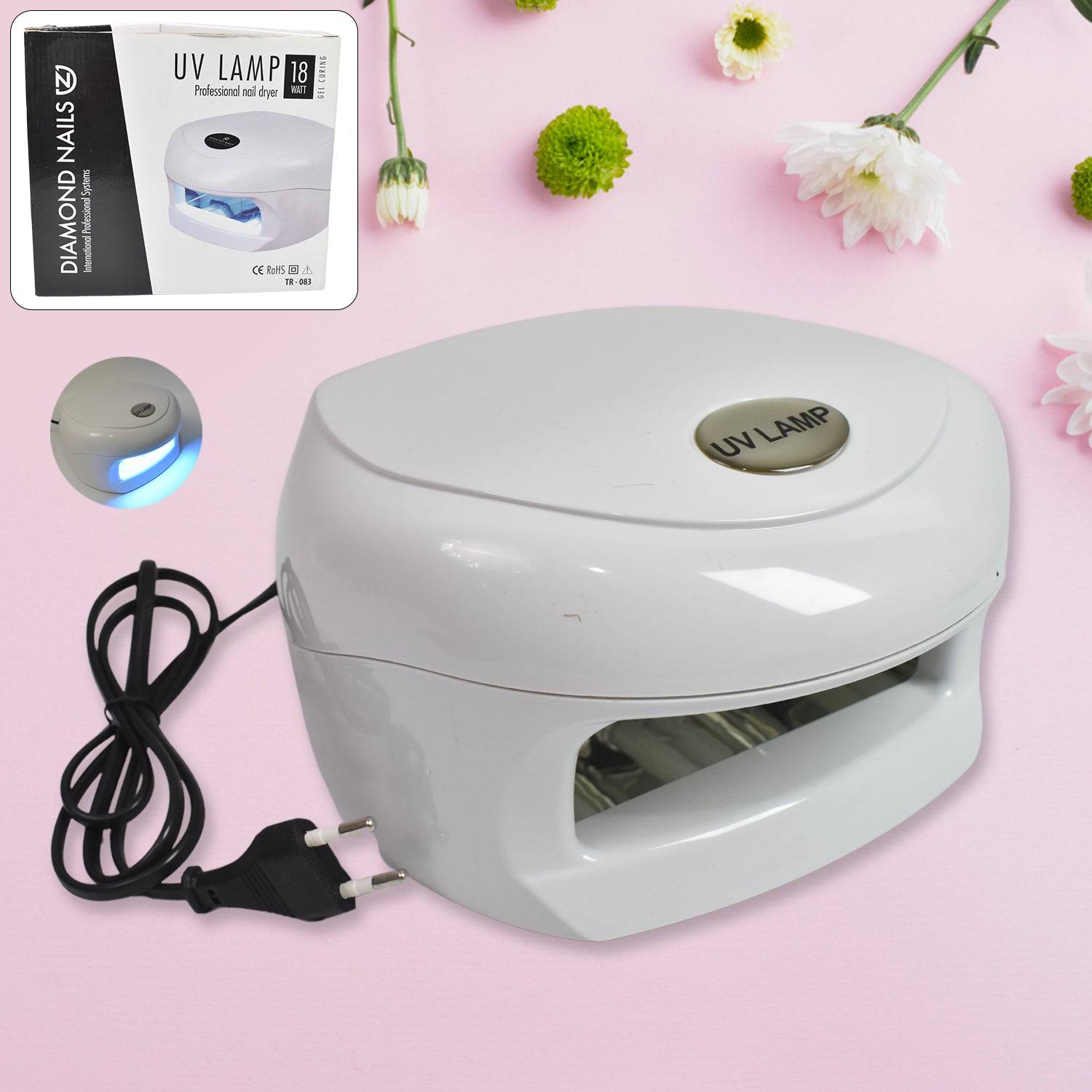 18w Led Uv Lamp Nail Dryer Gel Nail Lamp Nail Polish Curing Lamp (1 Pc) - Superior eMart