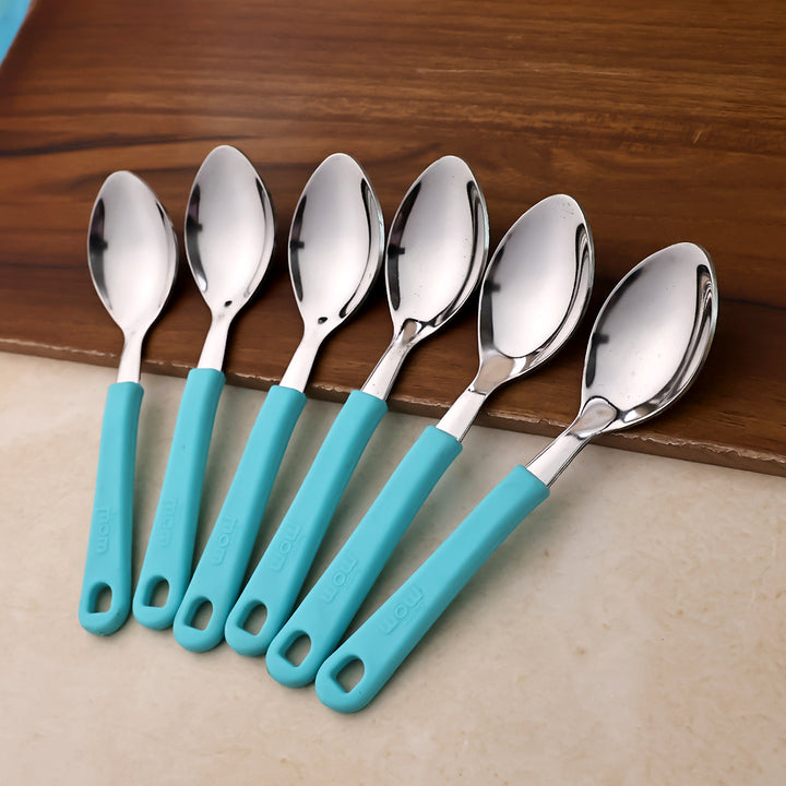 Superior eMart Stainless Steel Tea Spoons Set - 6 Pieces