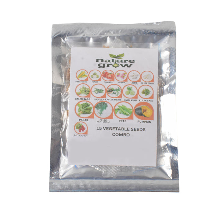 15 vegetable varieties seed pack featuring a mix of popular vegetable seeds for diverse gardening needs