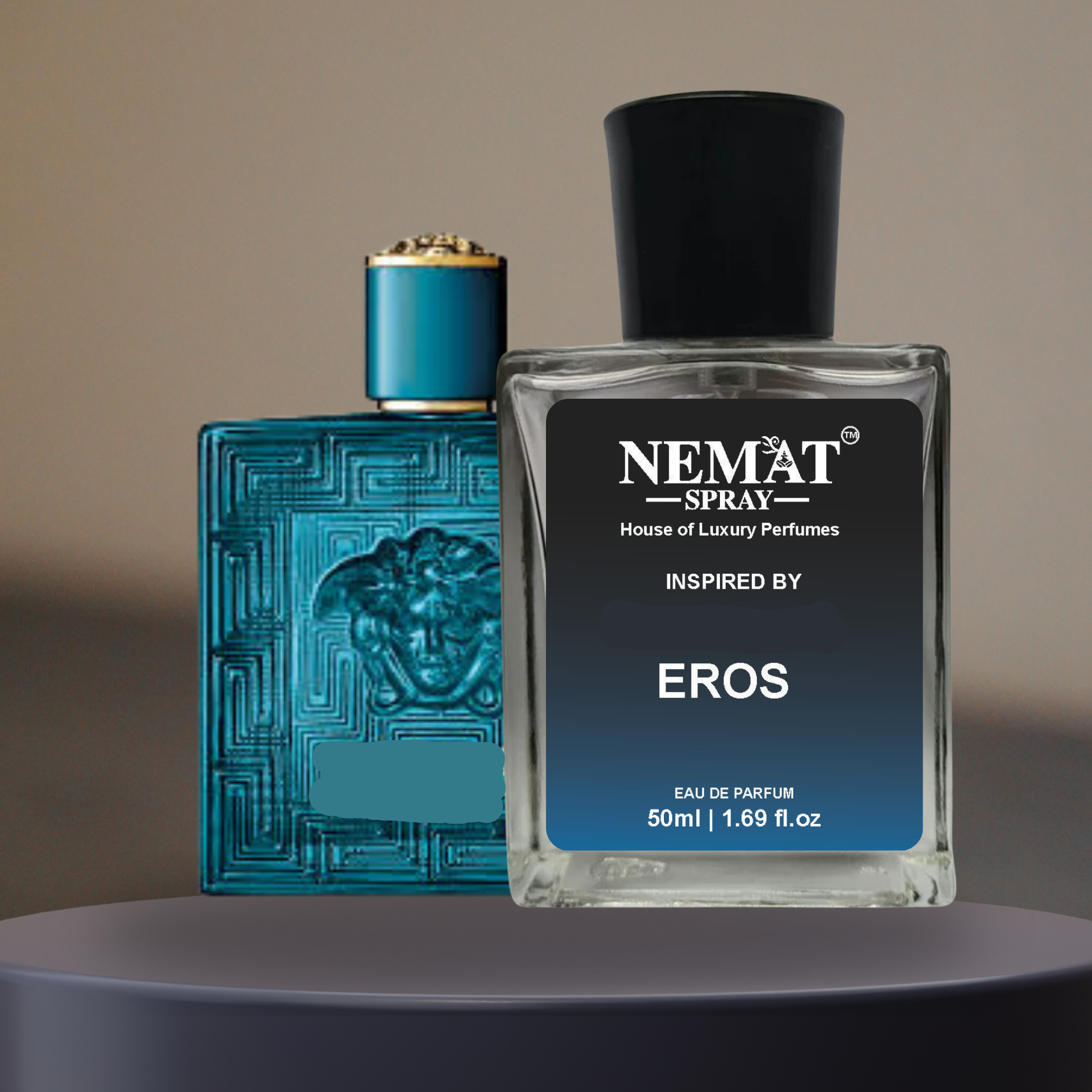 Eros Inspired Perfume for Men by Superior eMart in stylish 50ml glass bottles with luxury design