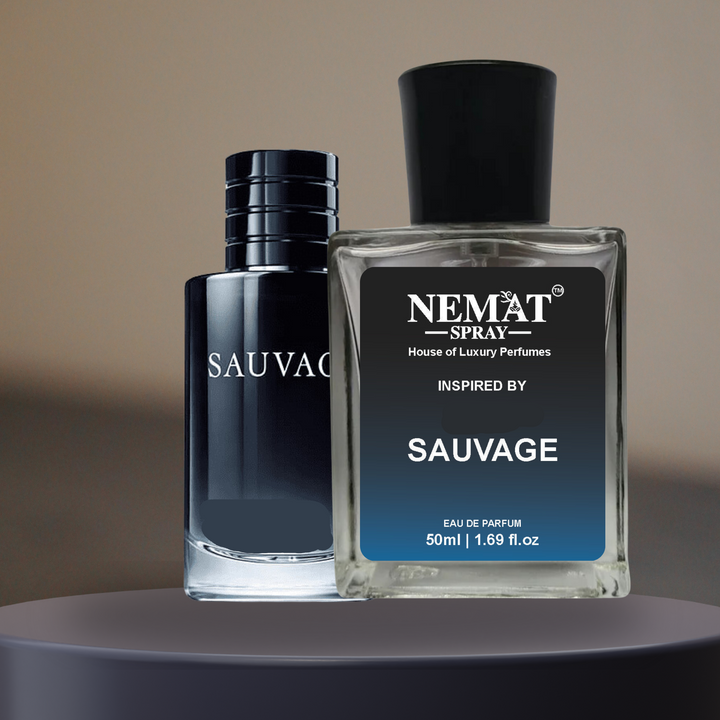 Sauuvage Inspired Perfume for Men in 50ml bottle, perfect for luxury fragrance enthusiasts