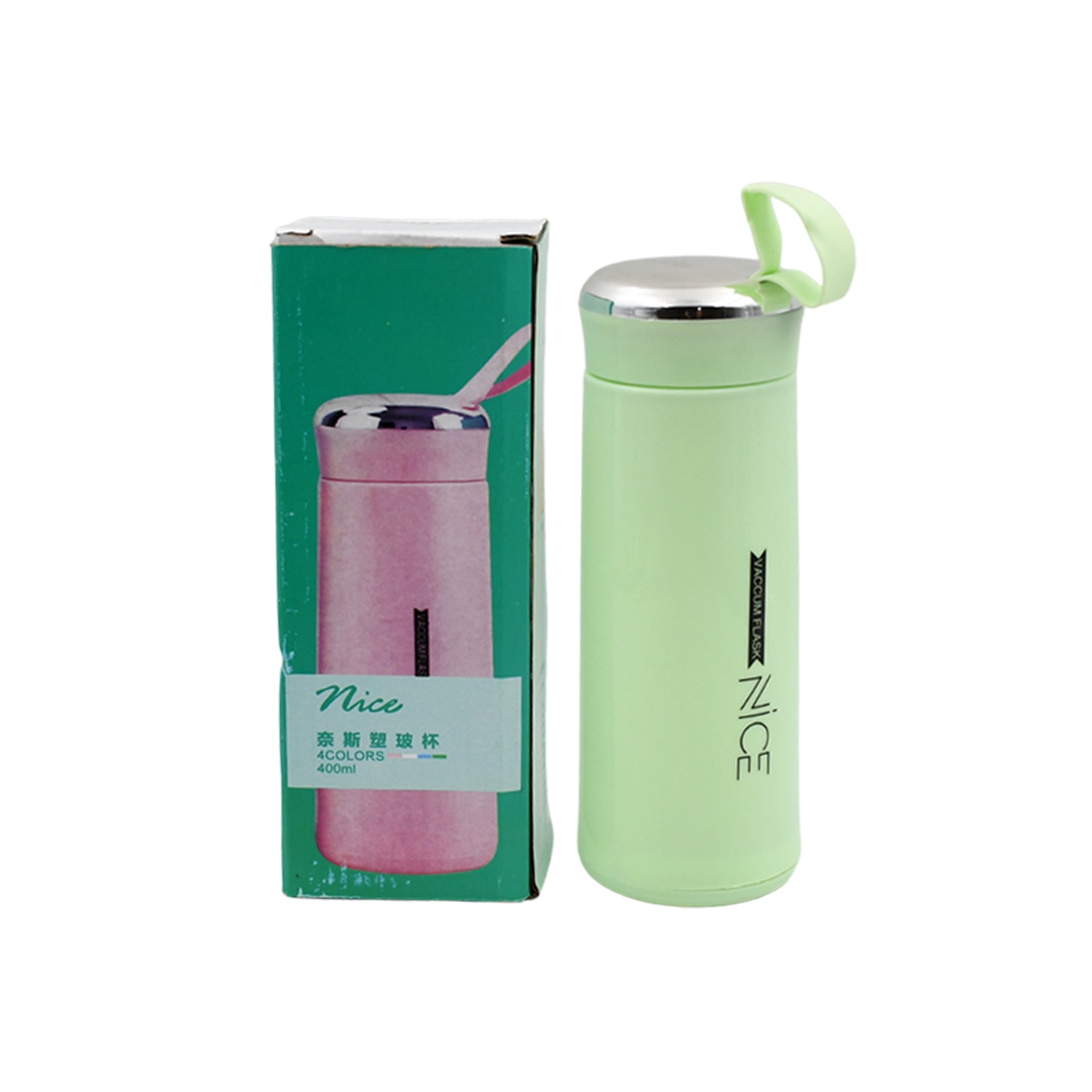 Superior eMart leak proof BPA-free water bottle in green with a stylish design and easy carry handle