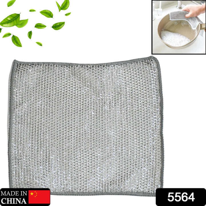 Non-scratch stainless steel scrubber for effective cleaning without scratching surfaces