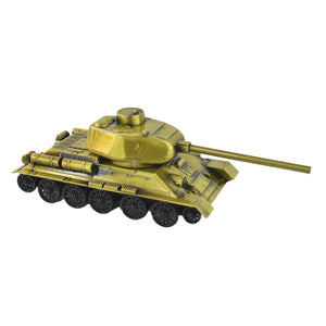 Nostalgia tank home decoration in gold and black finish for a vintage-inspired decor piece