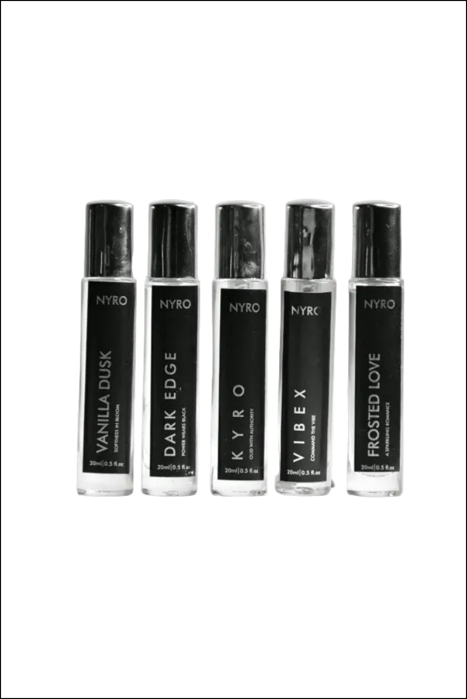Nyro essence collection perfume set of 5 - premium scents - perfume