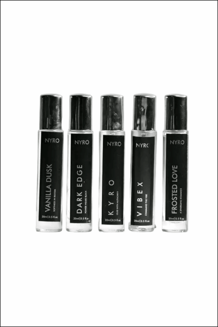 Nyro essence collection perfume set of 5 - premium scents - perfume