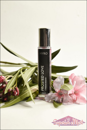 Nyro Frosted Love Perfume Roll-On with Floral Accents and Fresh Scent