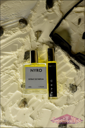 Nyro Kyro Oud Duo Perfume Set featuring Extrait de Parfum and Travel Size for a luxurious scent experience